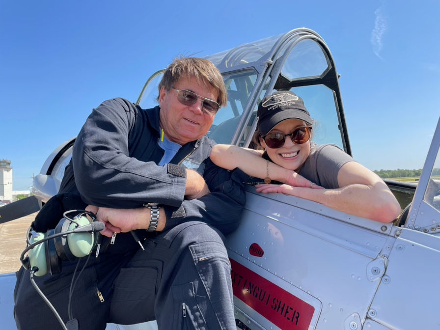 In the cockpit !