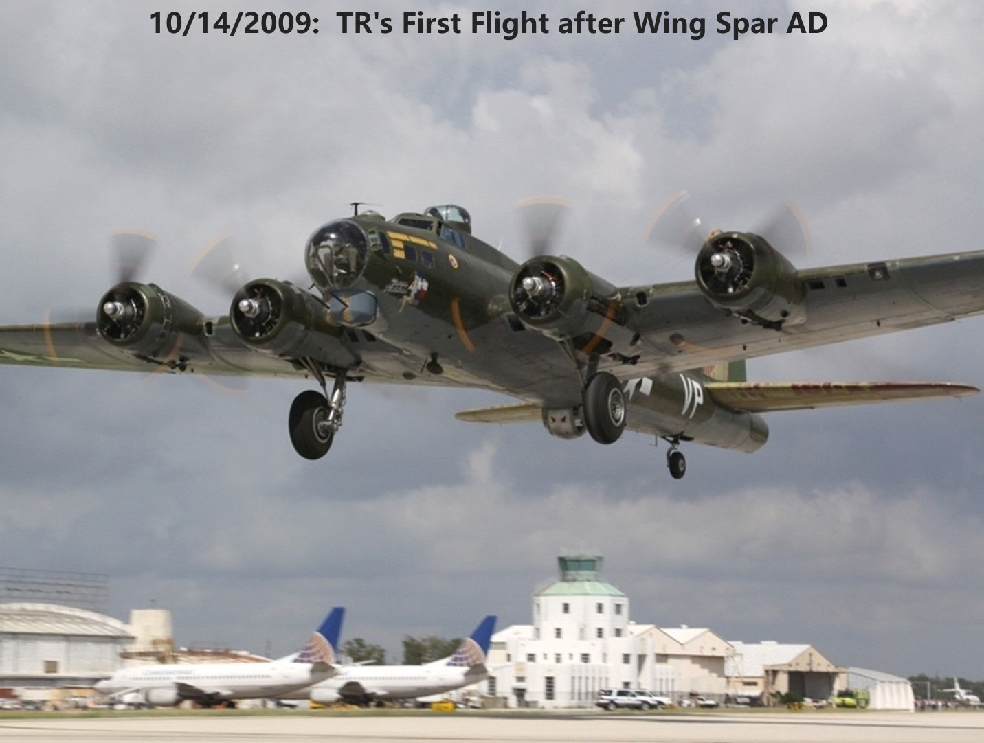 2009 - First flight after Wing Spar AD mods