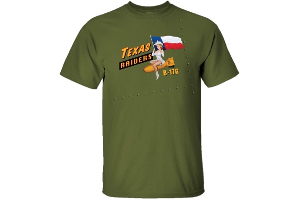 Tshirt - Texas Raiders Nose Art