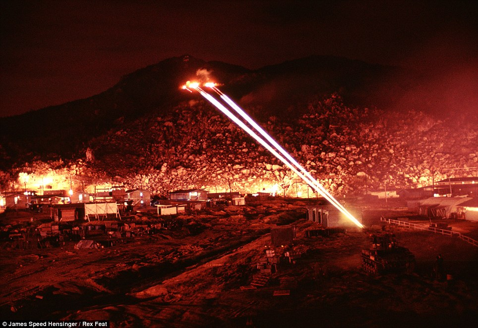 AC-47 Air to Ground Night Fire Mission